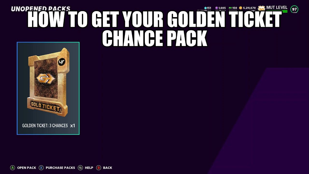 How to Get Your Golden Ticket Chances! Madden 21