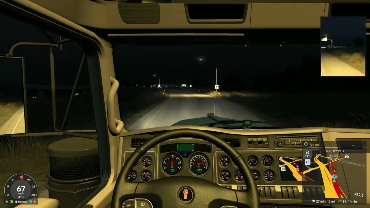 American Truck Simulator #59 Salina-Ugden Live Pigs (No music, chill driving)