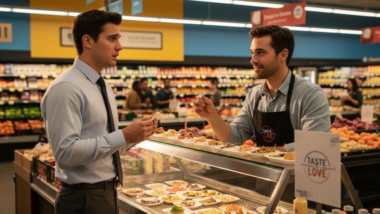 Supermarket Sample Guy's Secret Note Forced Me to Face My Love for Men