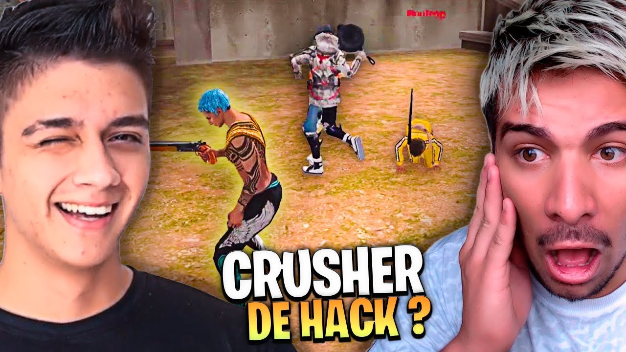 PIUZINHO ACHOU QUE EU TAVA USANDO HACKER NO FREE FIRE !!