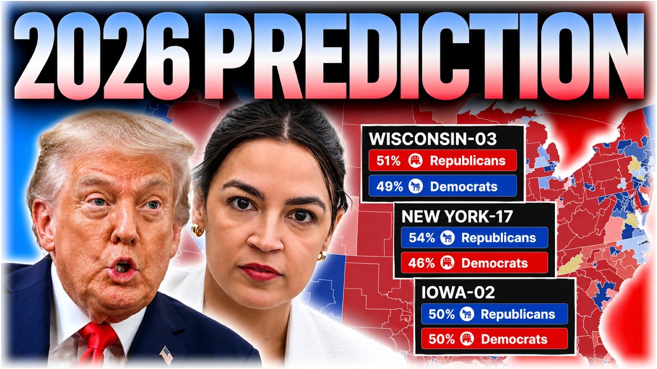 The 2026 House Election Map Based on the LATEST FORECAST!