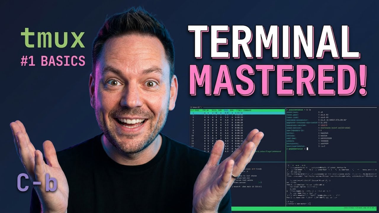 Learn tmux, THE Terminal Multiplexer! - tmux From Scratch #1