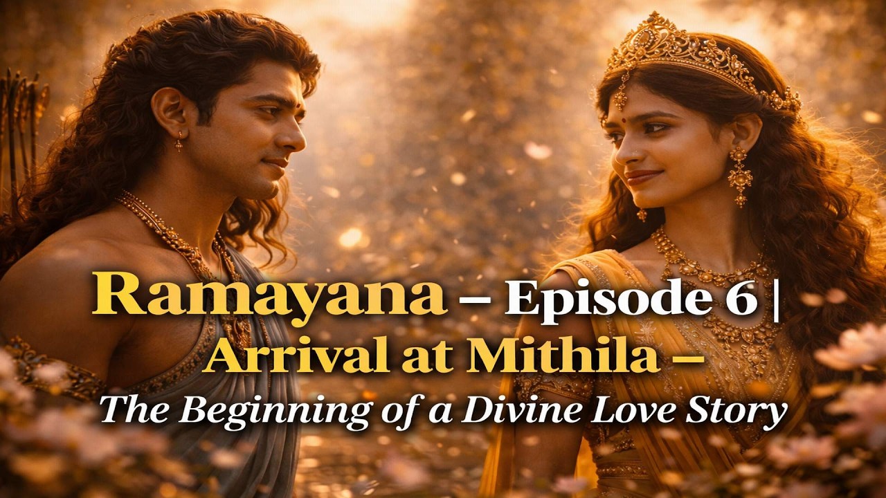 Ramayana – Episode 6 | Arrival at Mithila – The Beginning of a Divine Love Story
