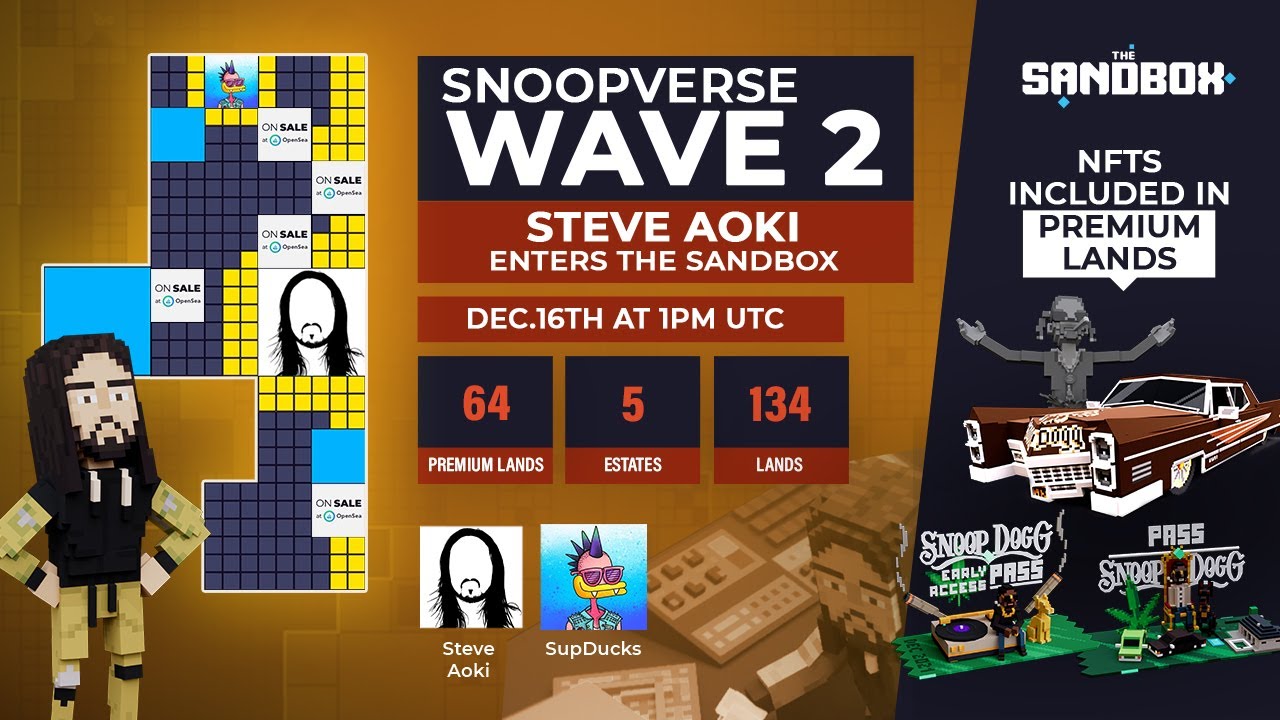 Snoopverse Land Sale: Wave 2 - The Sandbox