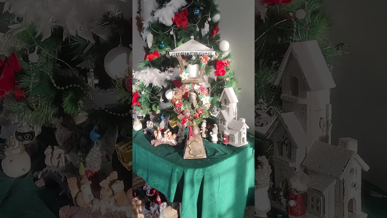 Lampadaire de noël en carton