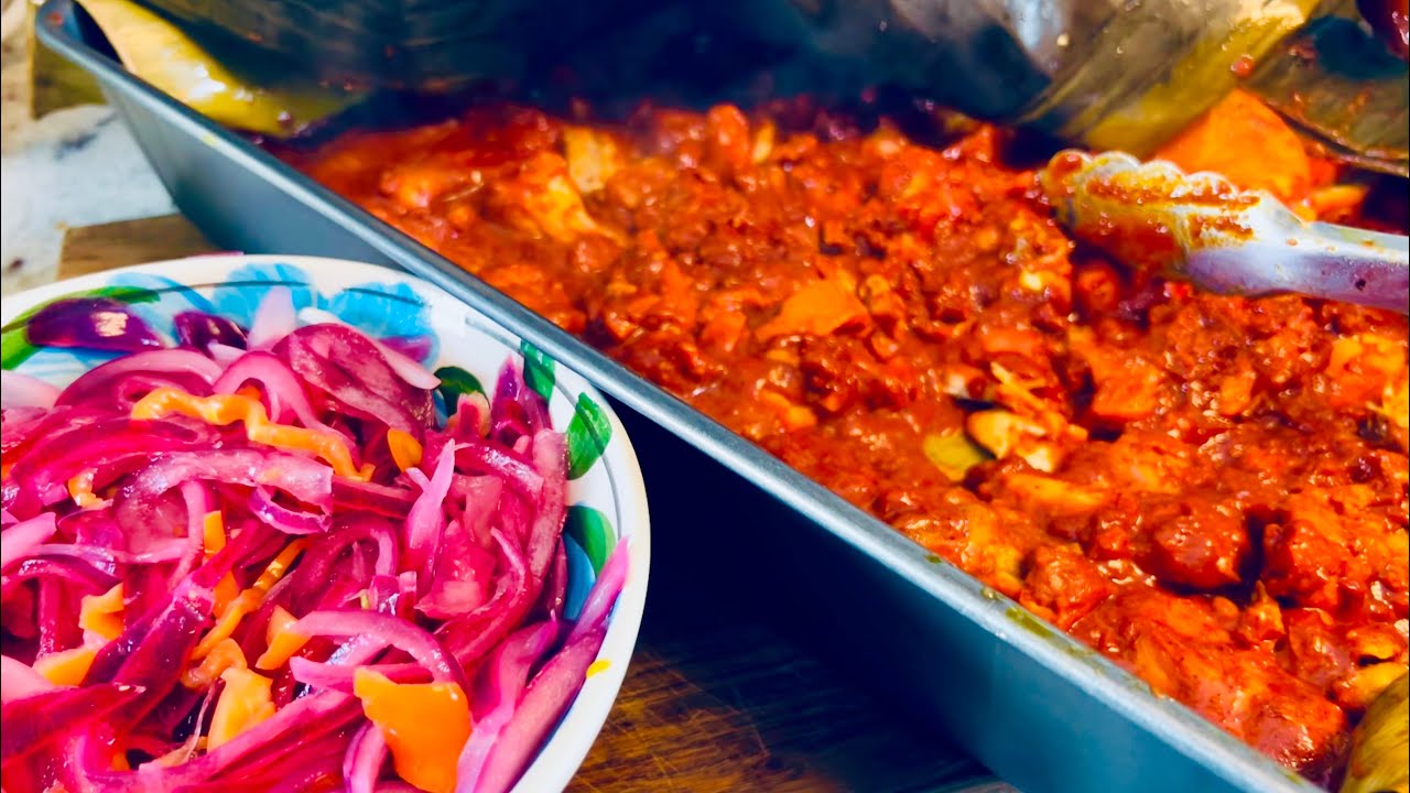 Cochinita pibil de pollo receta original yucateca