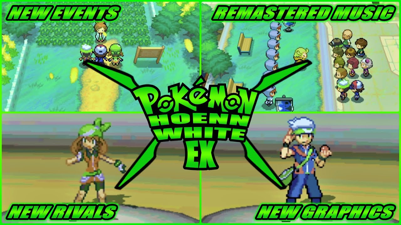 POKEMON HOENN WHITE EX NDS Rom-Hack : New Rivals, Remastered Music, New Graphics, New Events