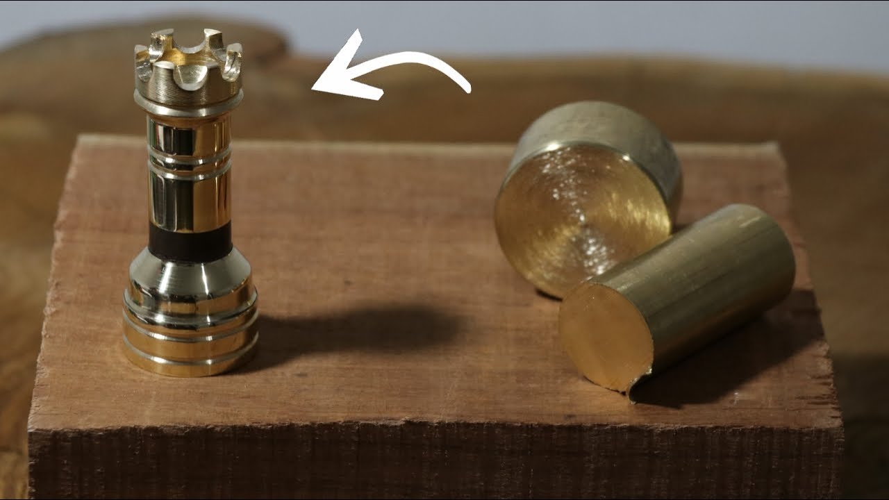 Making a Rook ( chess ) with Brass