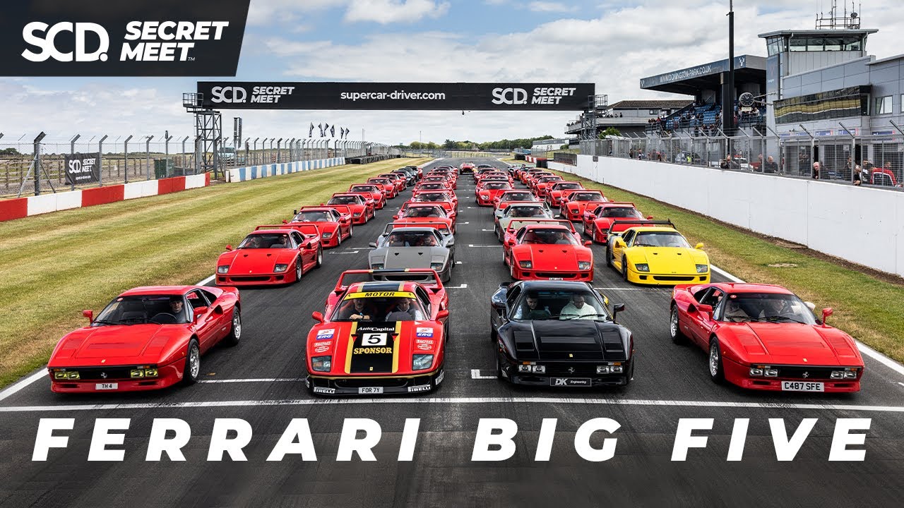 Secret Meet Ferrari Big 5 Parade + F40 Anniversary