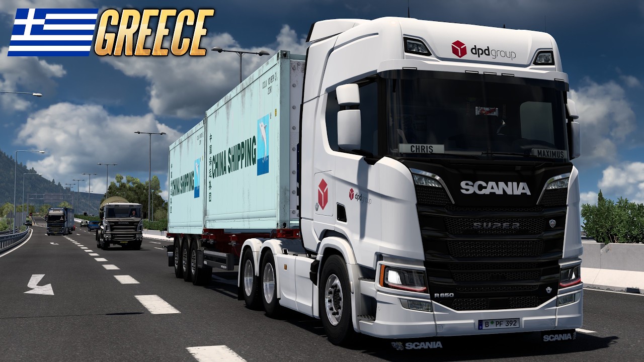 ETS2 Scania R650 - Unterwegs ins Griechenland [3151] EURO TRUCK SIMULATOR 2