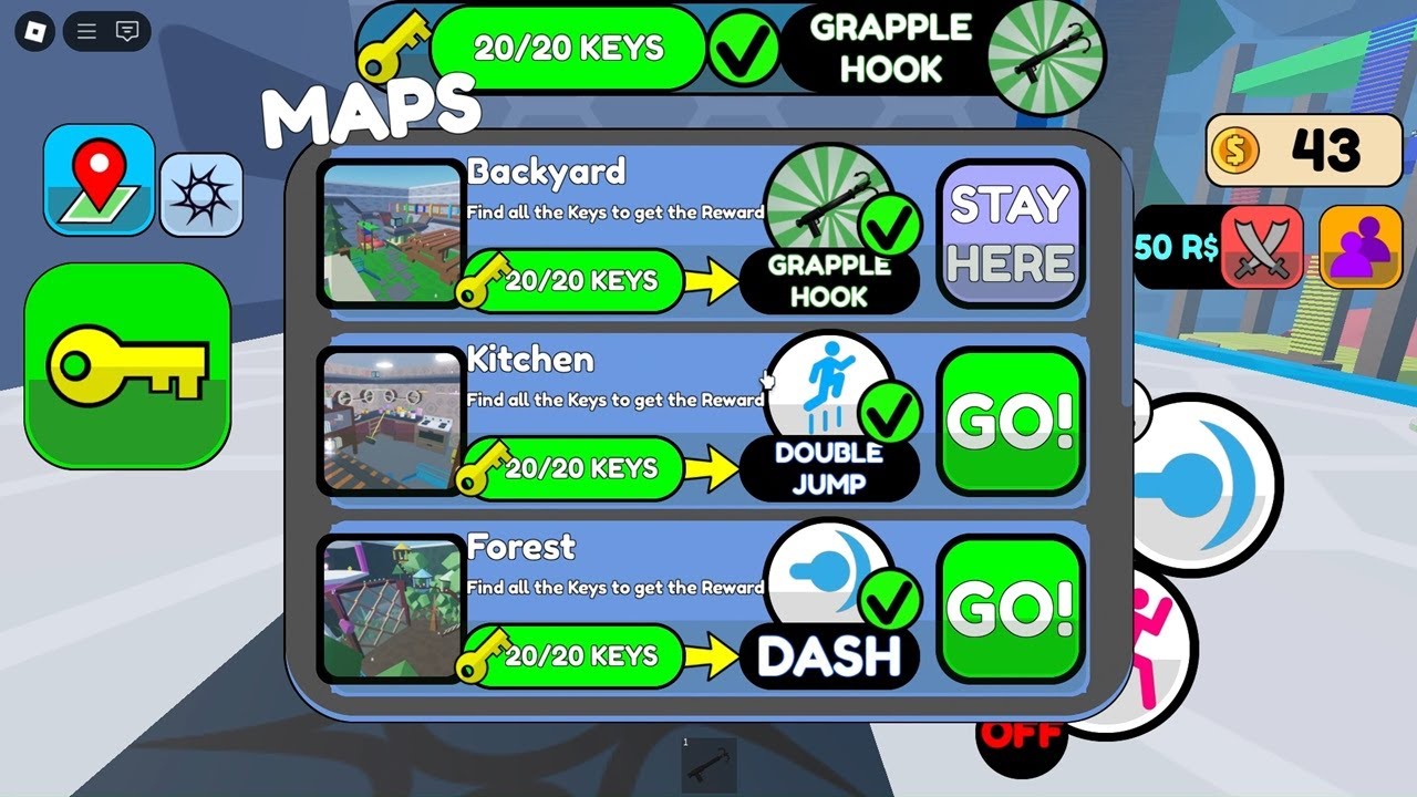 Find the Keys - How to get all 100 Keys (ROBLOX)