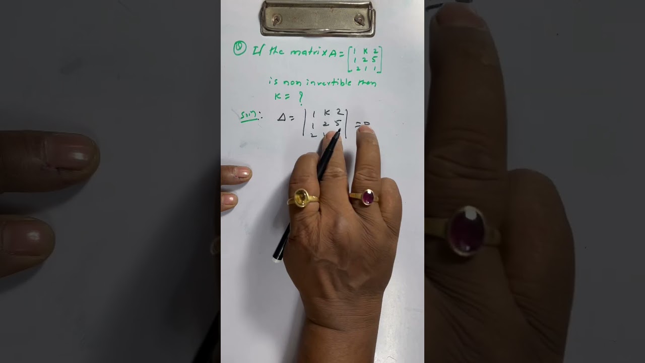 How to crack problems of Matrix rapidly 
