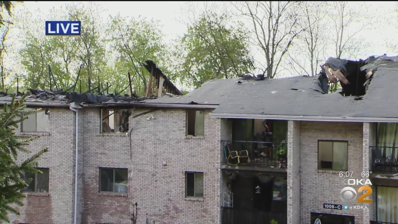 Fire Damages Apartment Building In Lower Burrell