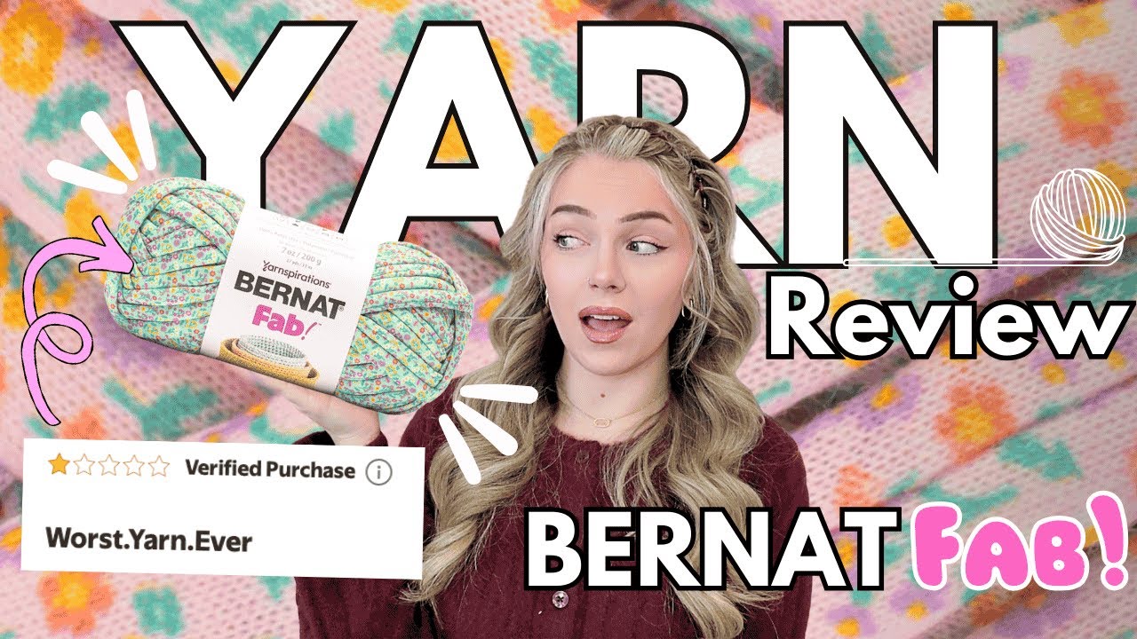 $15 FOR 37 YARDS?! IS IT WORTH IT?? *NEW* BERNAT FAB YARN REVIEW (crochet & knit test)
