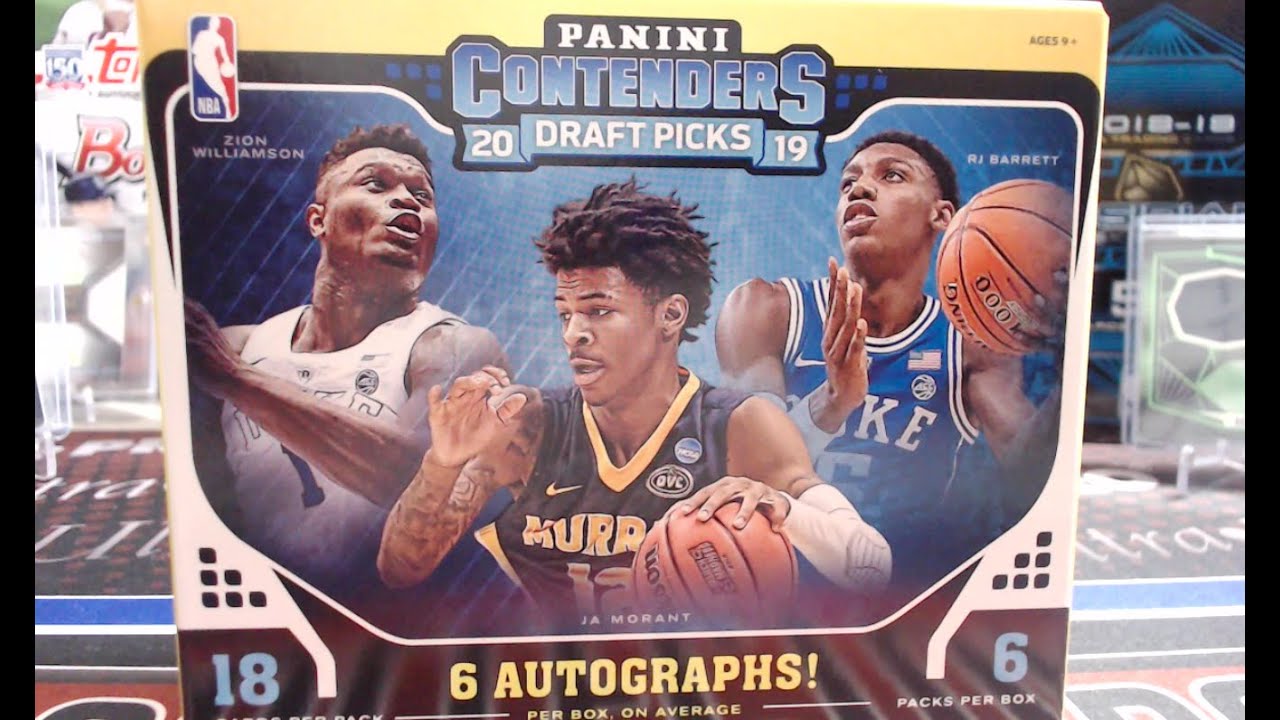 2019-20 Panini Contenders Draft Picks ** 6 Autos the Chase for Zion is on! **