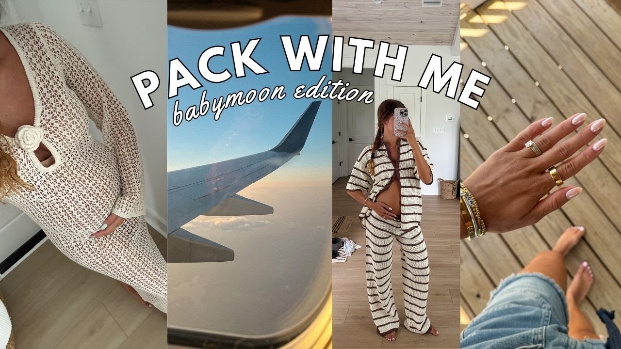 PACK WITH ME: for our tropical baby moon