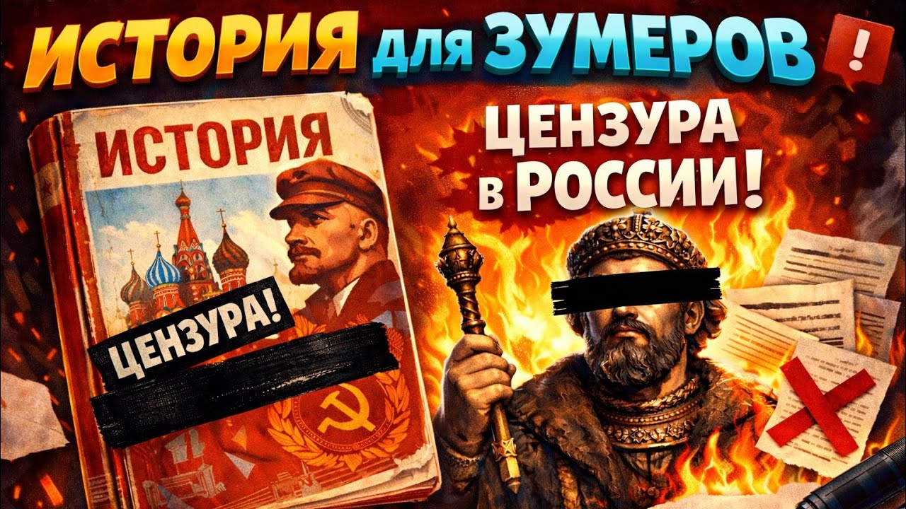 История для зумеров. Цензура в России X-XVIII вв.
