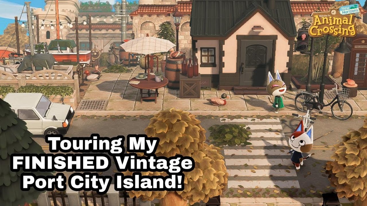 MY VINTAGE PORT CASTLE CITY IS FINISHED!//BUILDING PROCESS THOUGHTS//ANIMAL CROSSING:NEW HORIZONS
