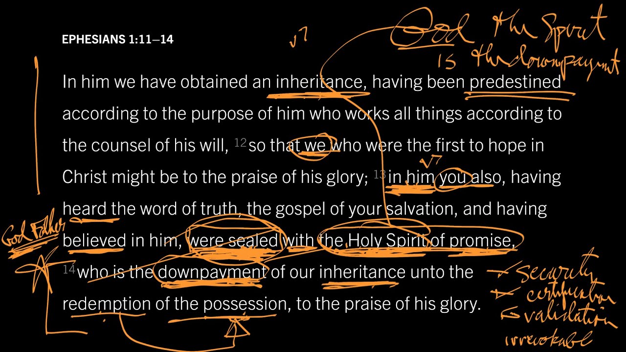 The Holy Spirit Seals Us for God: Ephesians 1:11–14, Part 10