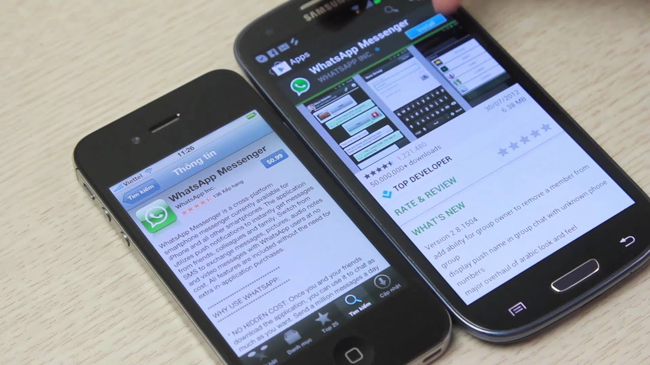 [iPhone 4s vs Galaxy S 3] So sánh ứng dụng, Game