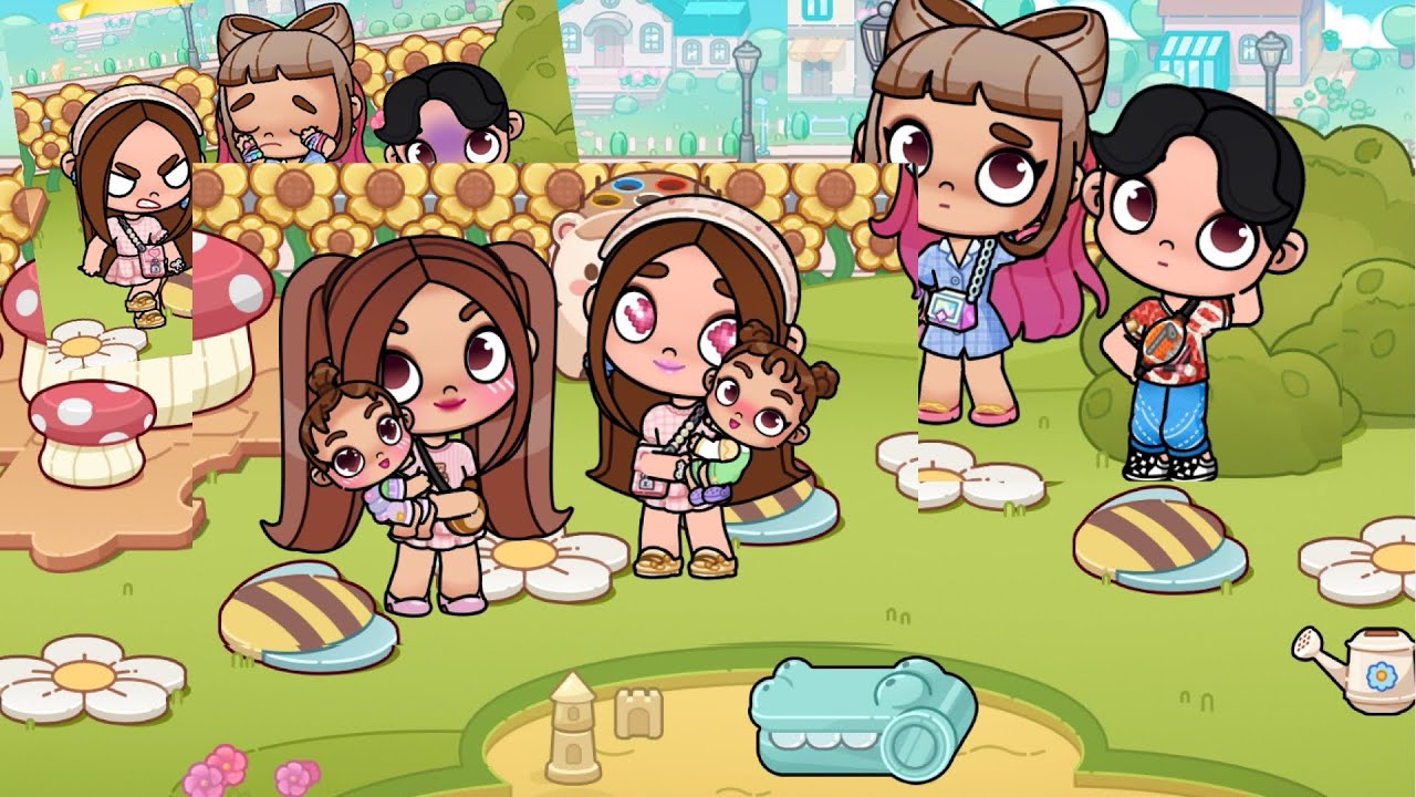 On suie notre fille sur #avatarworld