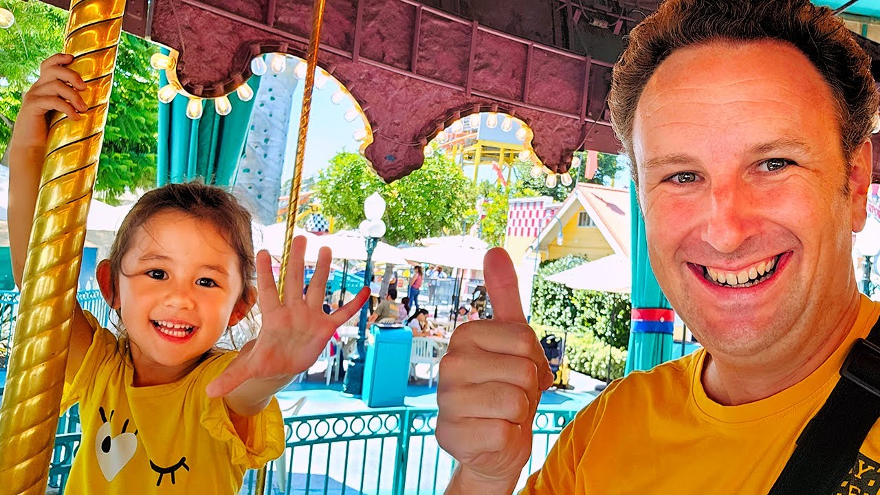 Visiting ADVENTURE CITY Theme Park in Anaheim with a Toddler