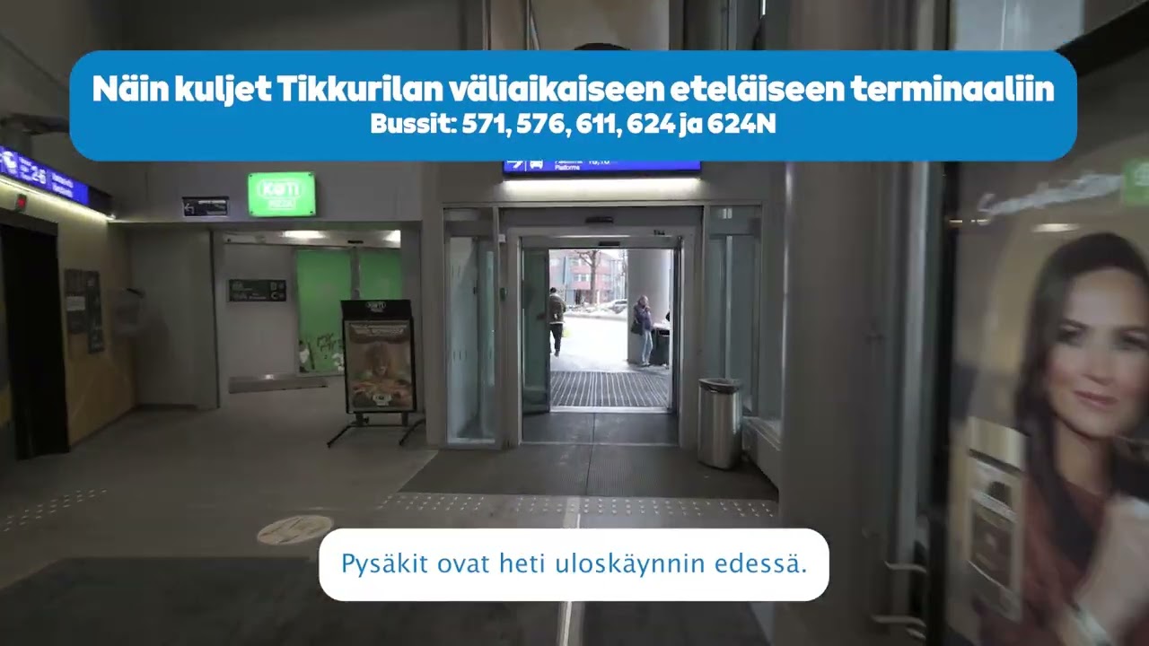Tikkurilan pysäkkimuutokset - uusi eteläinen terminaali | HSL Helsingin seudun liikenne