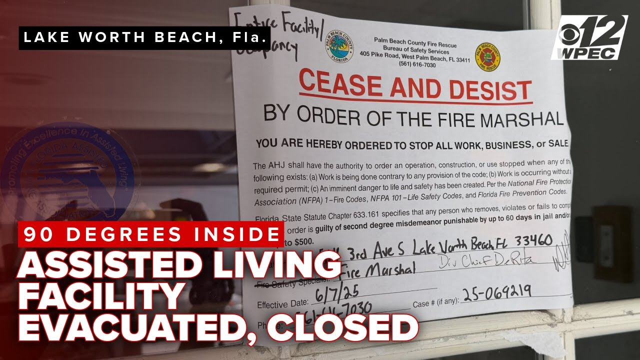 90 degrees inside: Florida assisted living facility evacuated, closed
