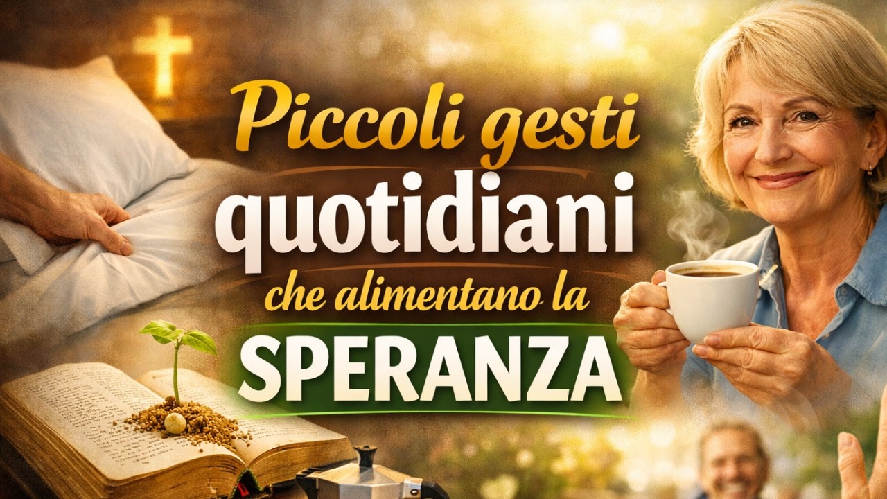 Piccoli gesti quotidiani che alimentano la speranza