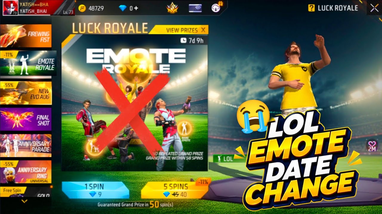 LOL EMOTE DATE CHANGED 😭🇳🇪 | CONFIRMED RETURN DATE FOR LOL EMOTE | LOL EMOTE NOT COMING ON JULY 2...