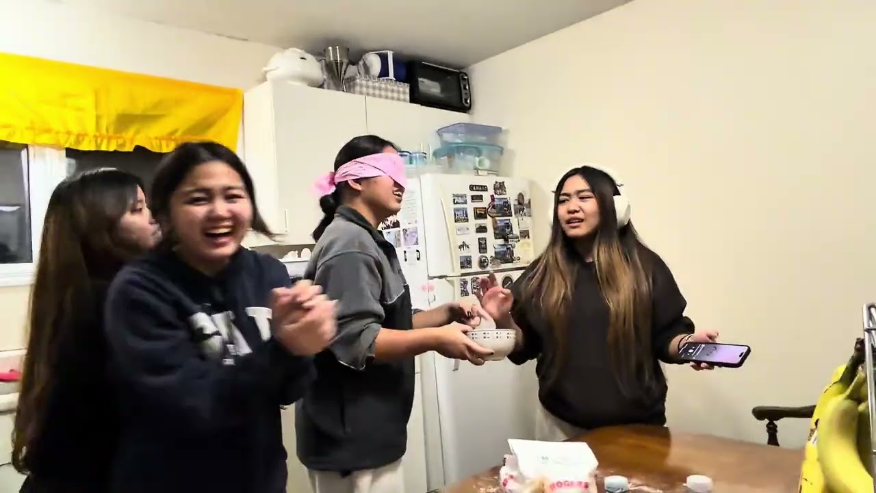 Blind, deaf, mute, no hands challenge while baking #vlog1 