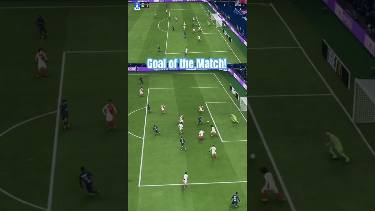 PSG vs. Monaco Ligue 1 - Goal of the Match! #highlights #reels #shorts #football #soccer