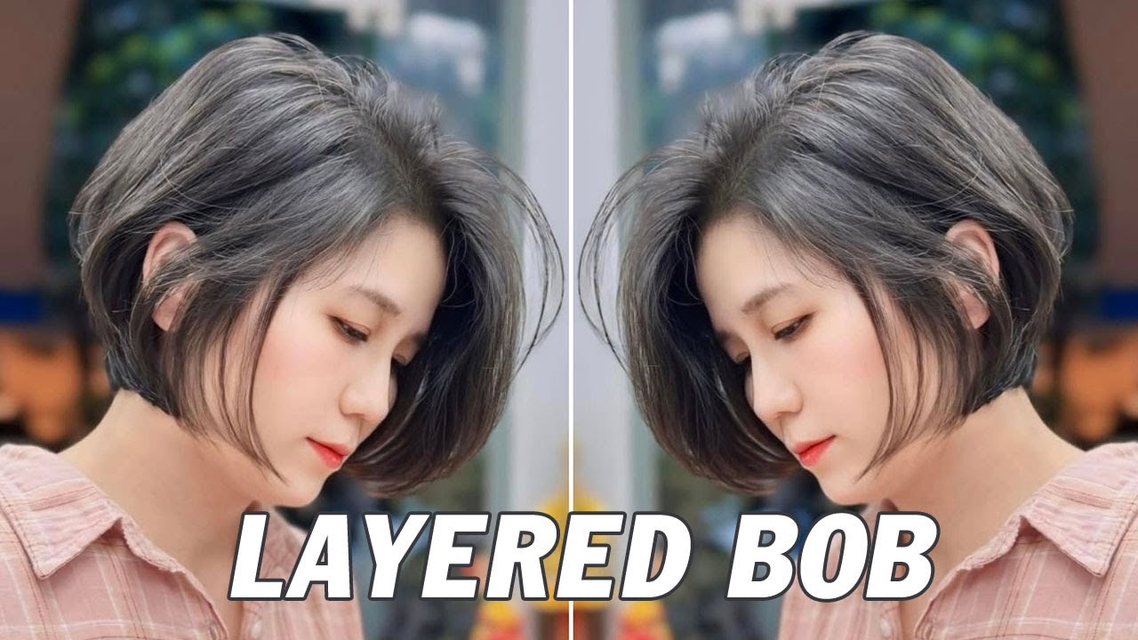 Modern Short Layered Bob Haircut | Soft Layers, Natural Volume & Youthful Shape