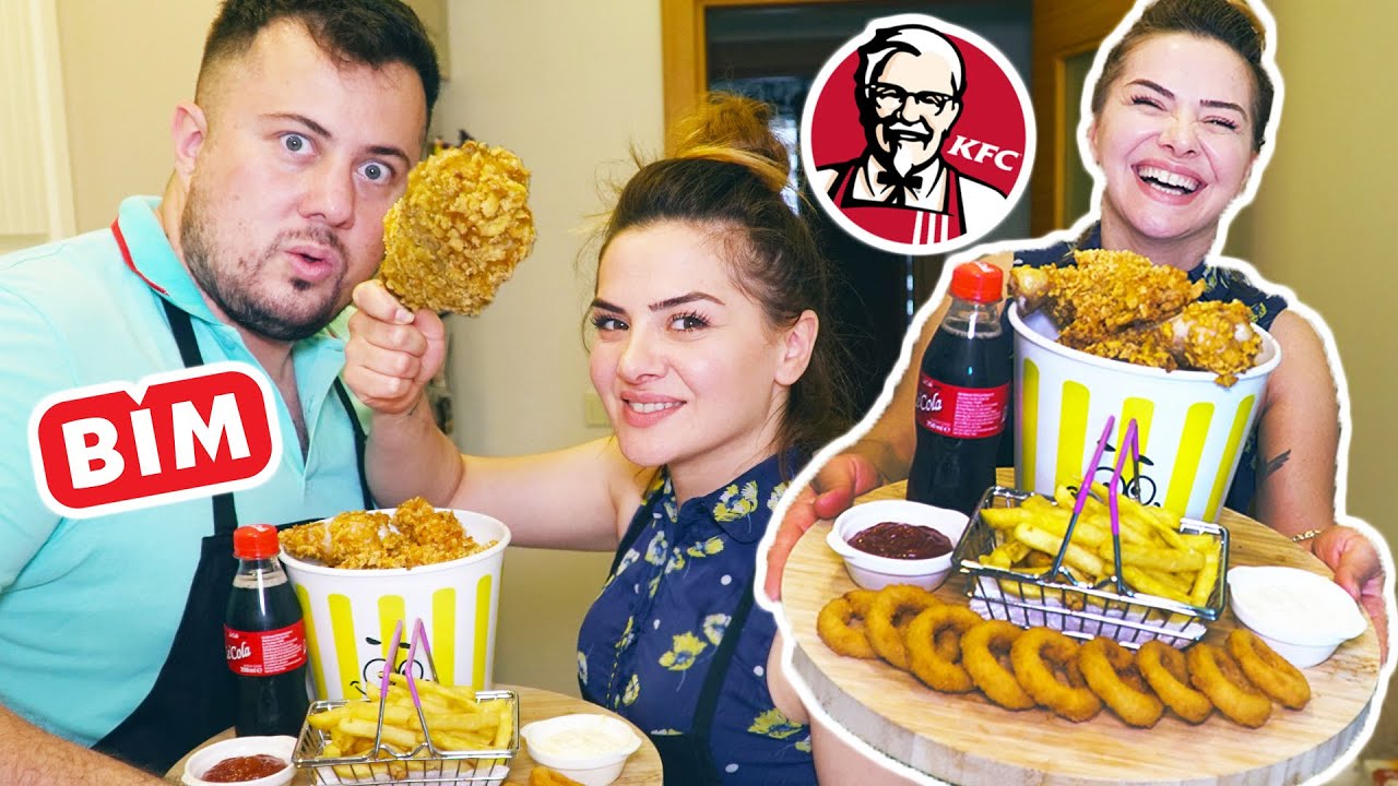 BİM ÜRÜNLERİYLE KFC MENÜ YAPTIK! SÜPER OLDU
