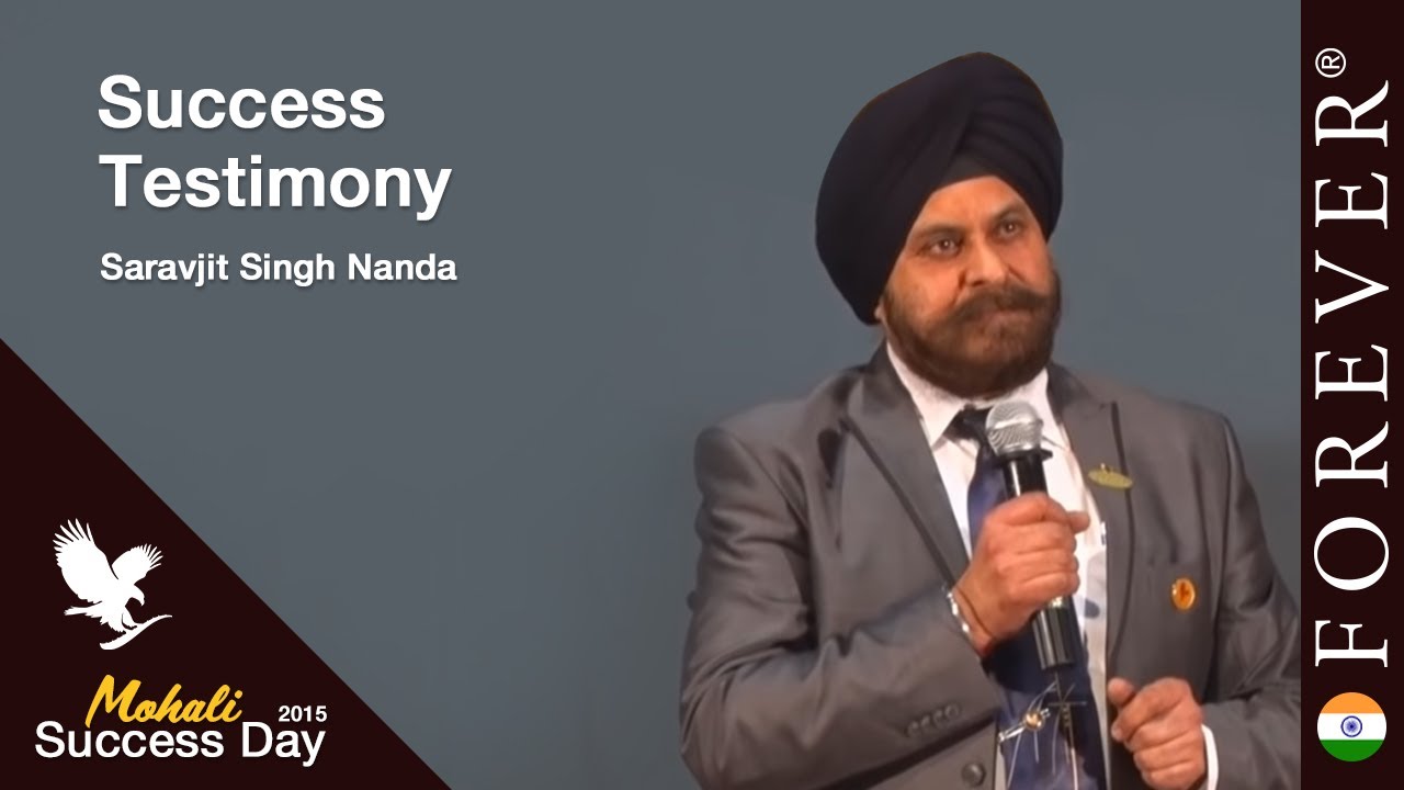 Success Testimony - Saravjit Singh Nanda | Mohali Success Day 2015 | Forever Living India