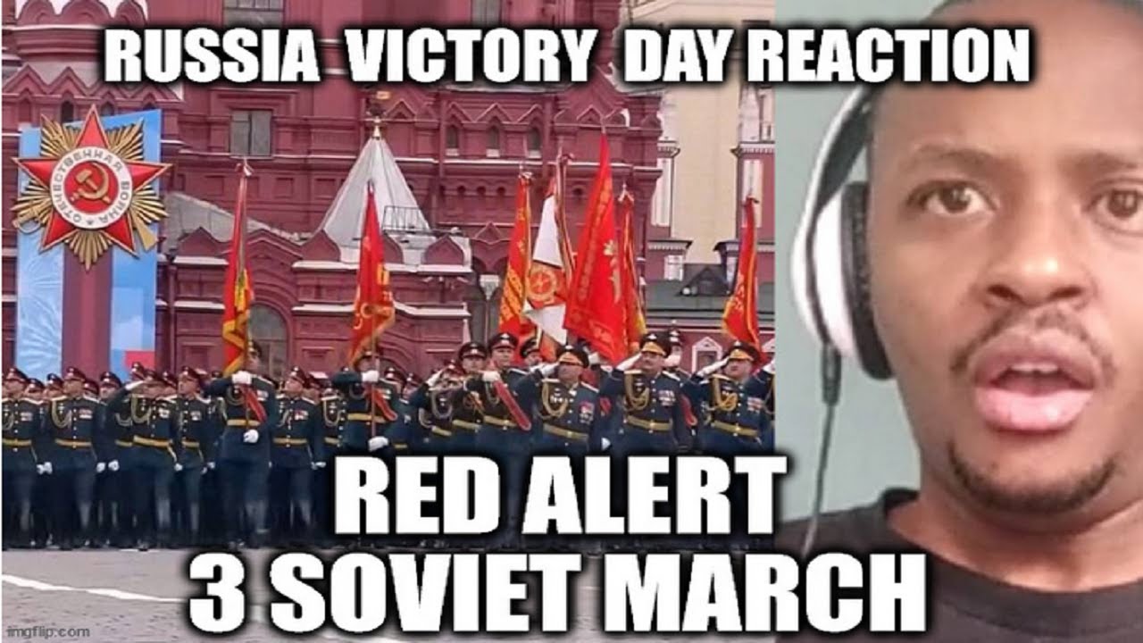 ПЕРВЫЙ РАЗ СМОТРЮ День Победы в России 2021 Red Alert 3 РЕАКЦИЯ Советского Марша!!!