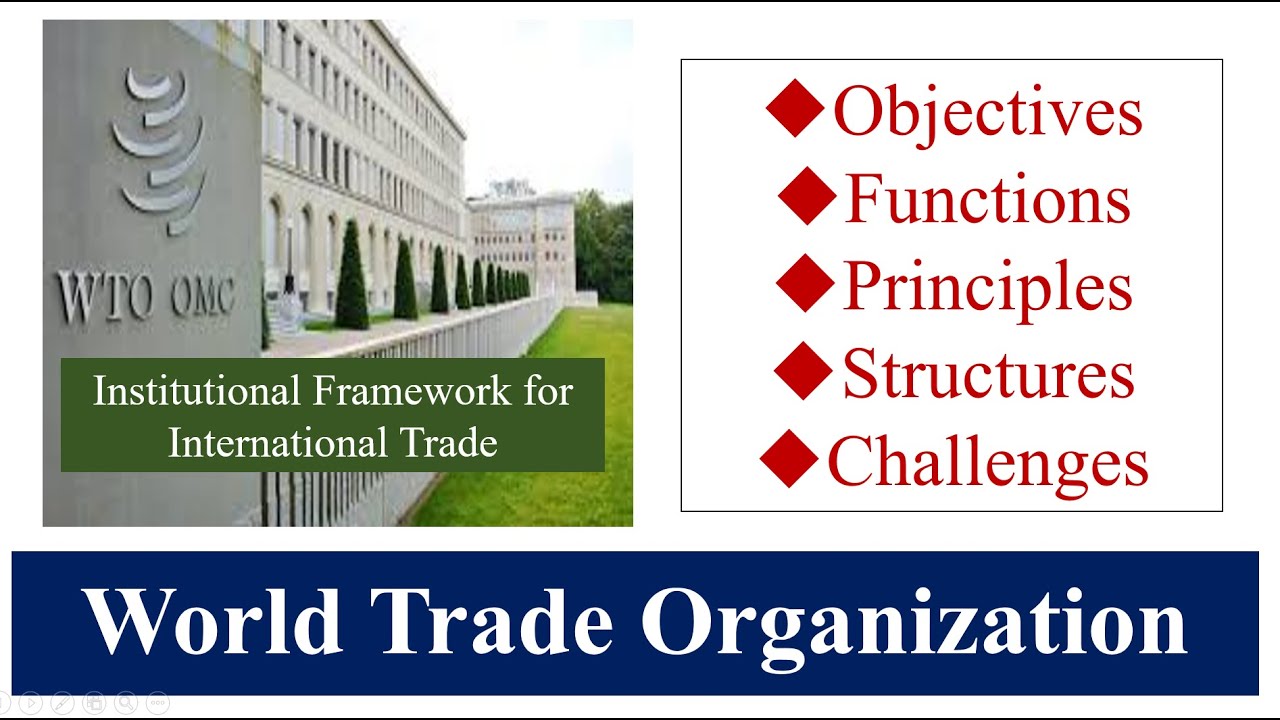 How World Trade Organization (WTO) Ensures a Rule-based System for International Trade [CSS, PMS]