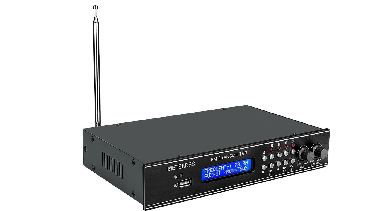 Retekess TR510 FM Broadcast Transmitter Introduction