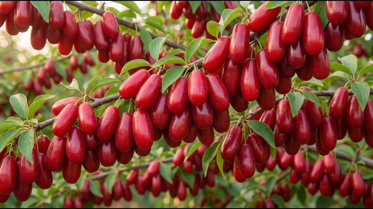 How Cornelian Cherry Is Grown | From Planting to Harvest | HOW FOOD IS GROWN