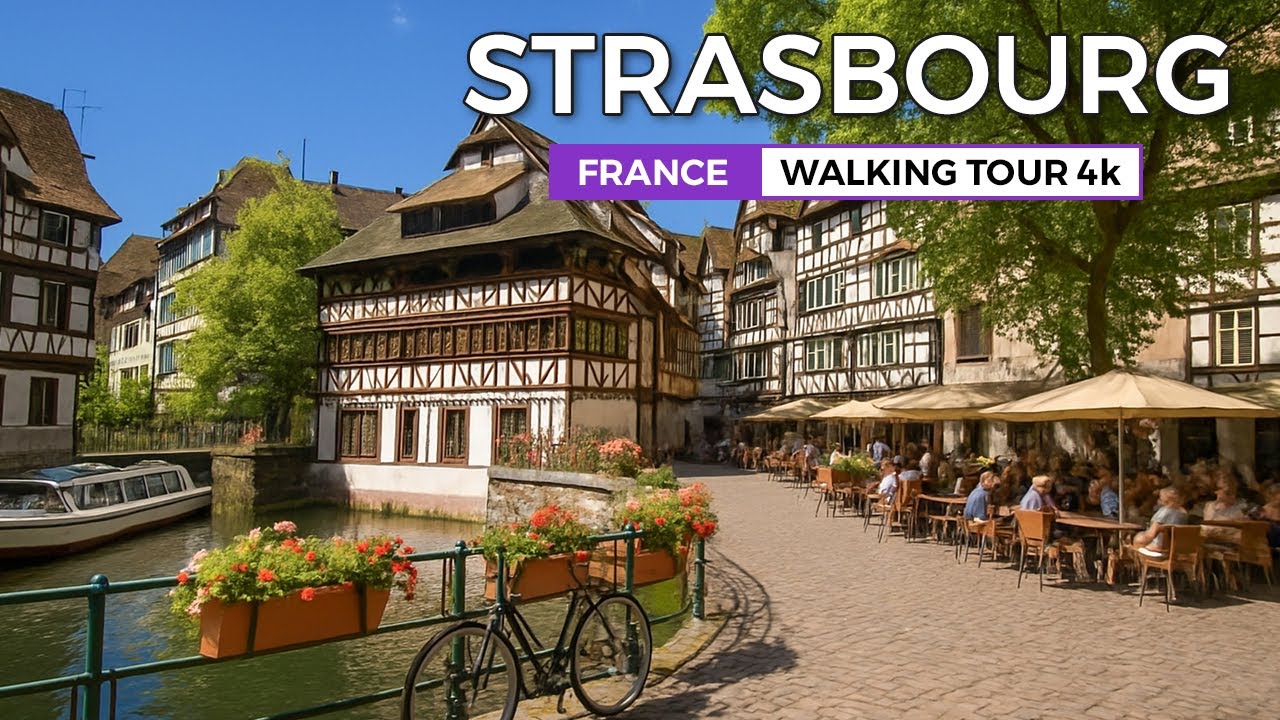 Strasbourg, France - The most charming city in France 🇫🇷 | Walking Tour, 4K HDR