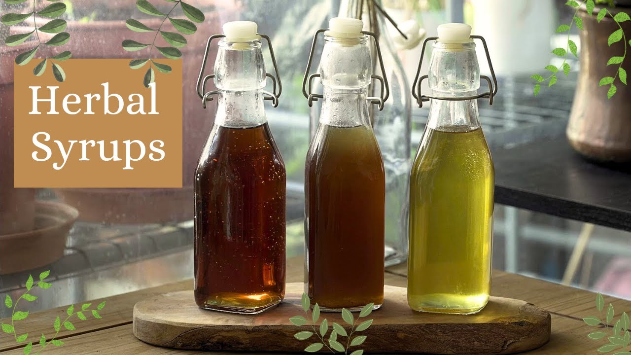 How to make Herbal Syrups | A Step - by Step Summer Recipe
