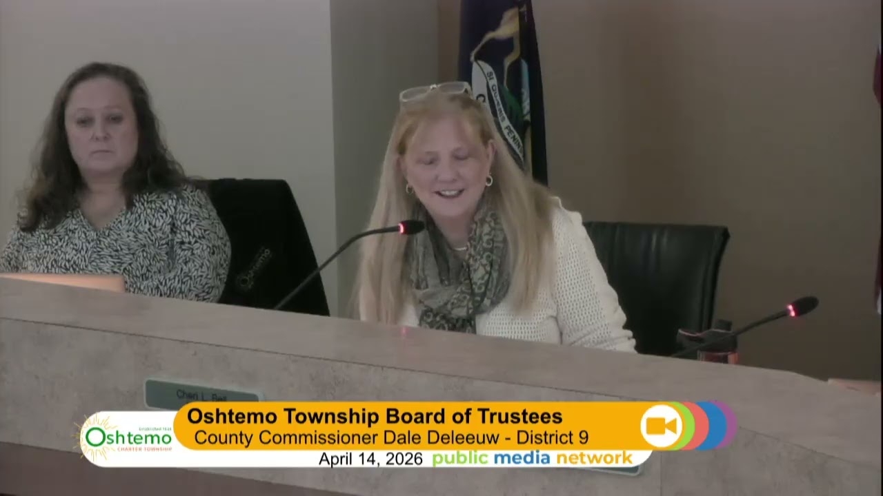 Oshtemo Township - Township Board - April 14, 2026 Meeting