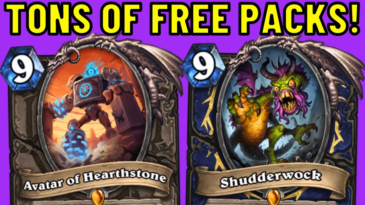 How to Open Hearthstone Packs FOR FREE!!! Avatar of Hearthstone Combo!
