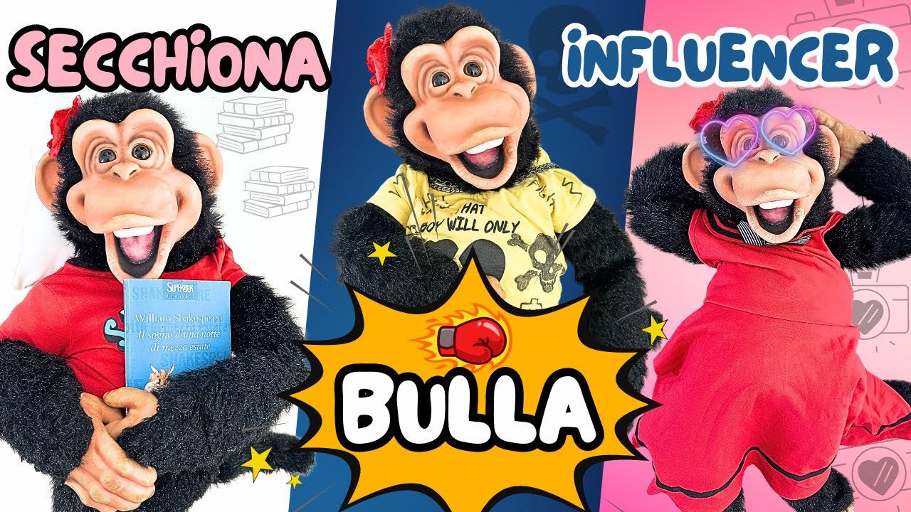 4 SCIMMIE : SECCHIONA VS INFLUENCER VS BULLA VS  NORMALE