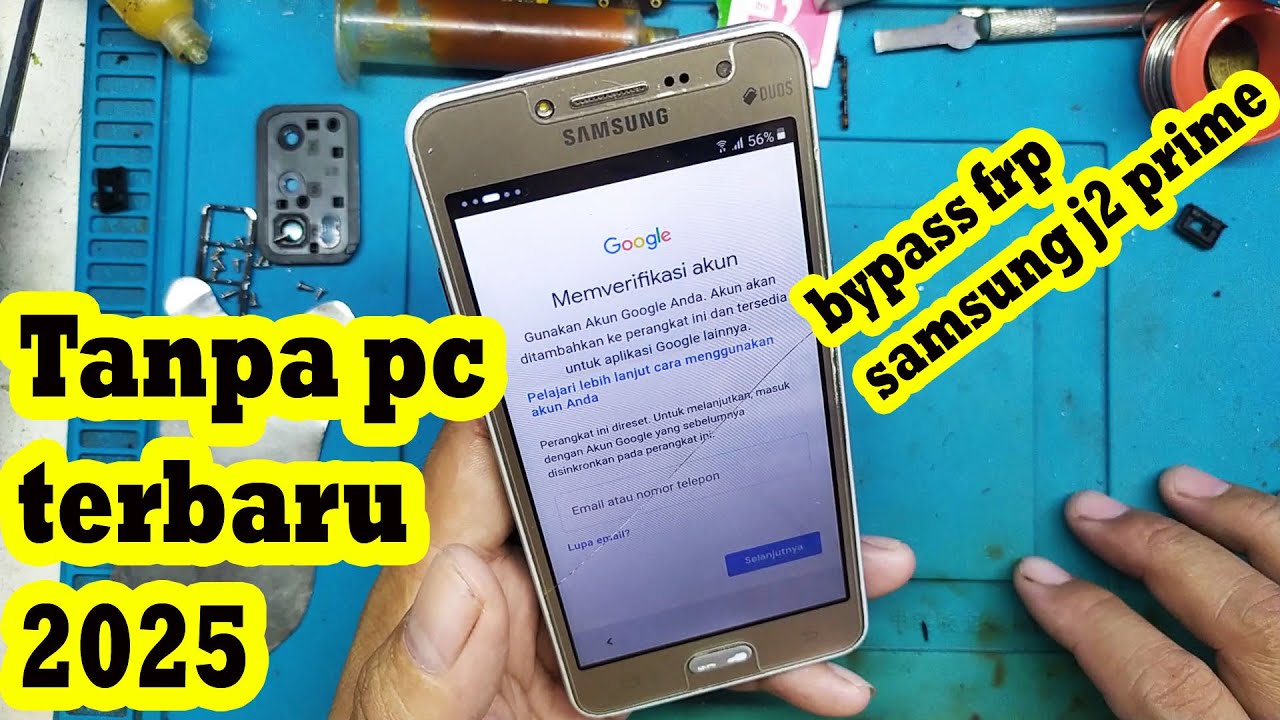 Samsung J2 Prime frp bypass/cara bypass akun google samsung j2 prime tanpa pc