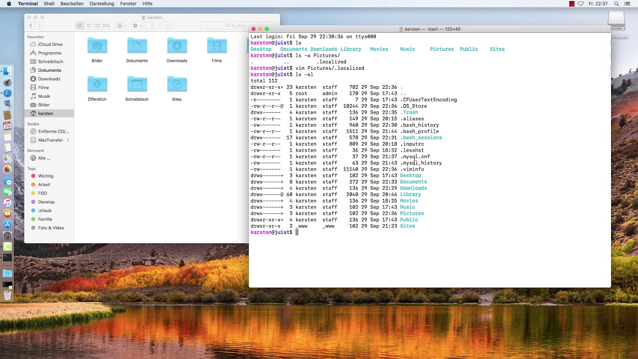 Finder: 