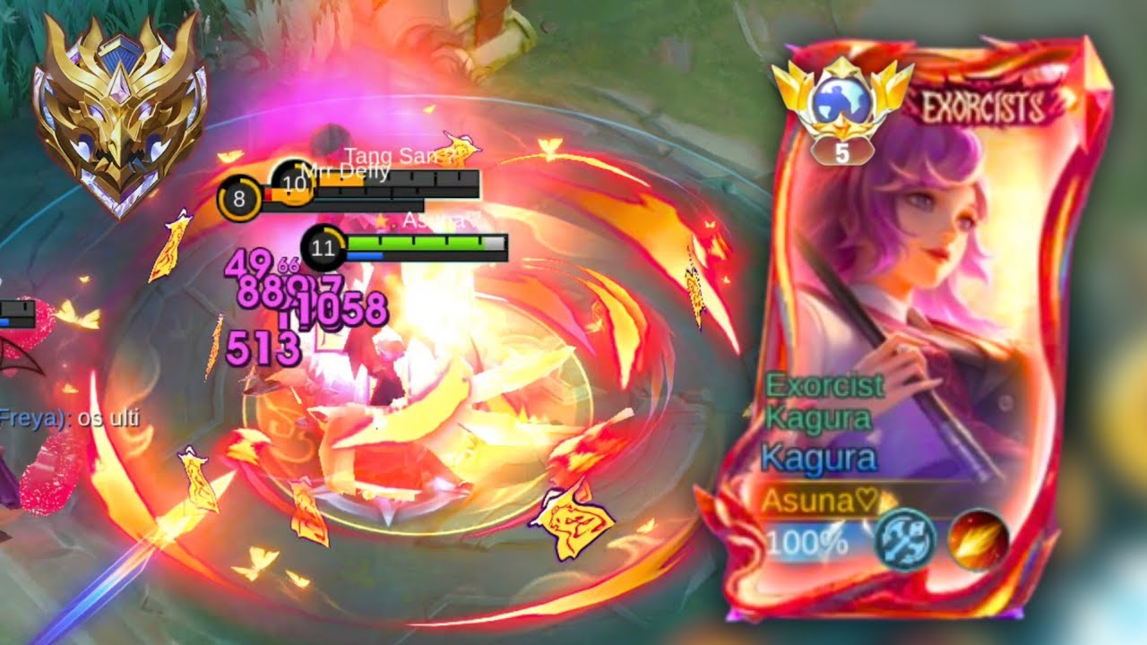 Exorcist Kagura Solo Push in Immortal - 5 Days Before Season End!! ✨ | Mobile Legends
