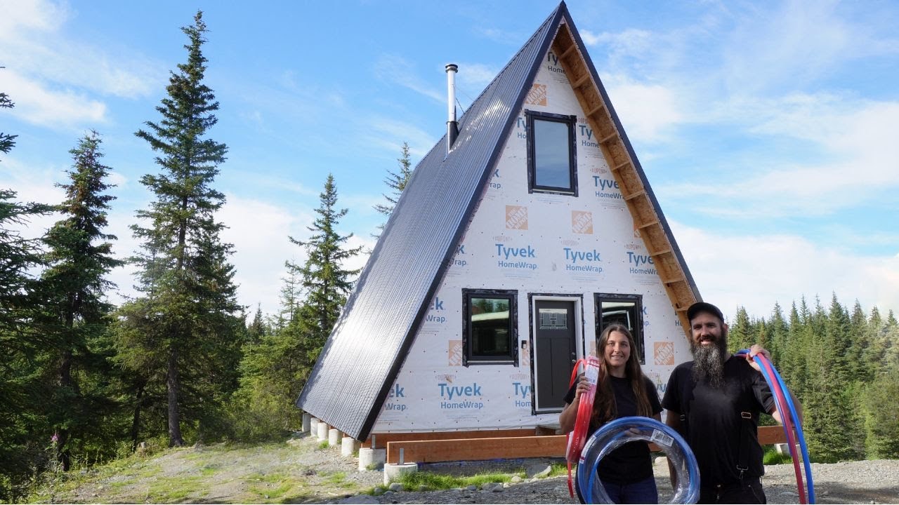Plumbing Our Alaskan Off Grid Cabin with Spring Water