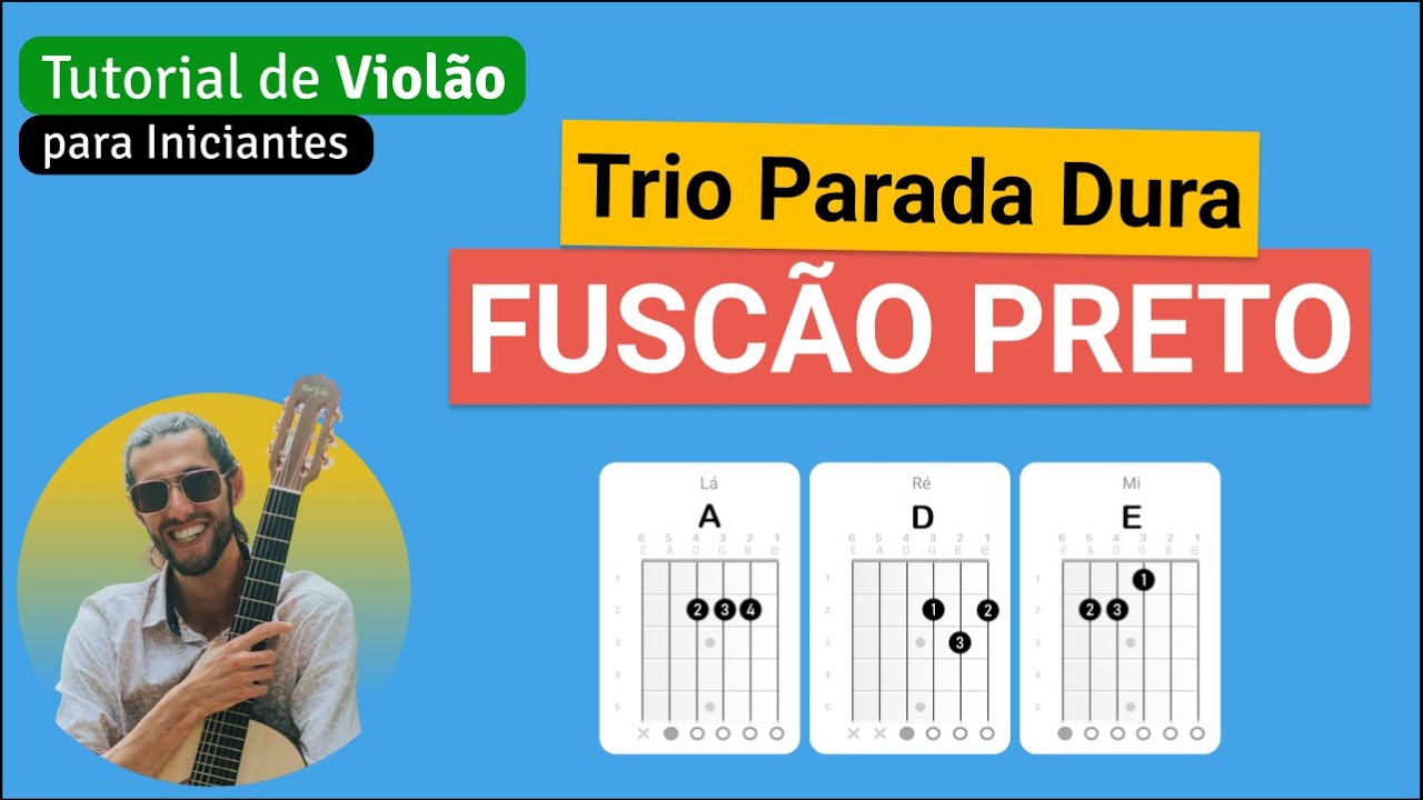 FUSCÃO PRETO | Como tocar no Violão com cifra simplificada