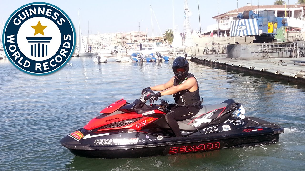 Longest open ocean journey by aquabike (jetski) - Guinness World Records